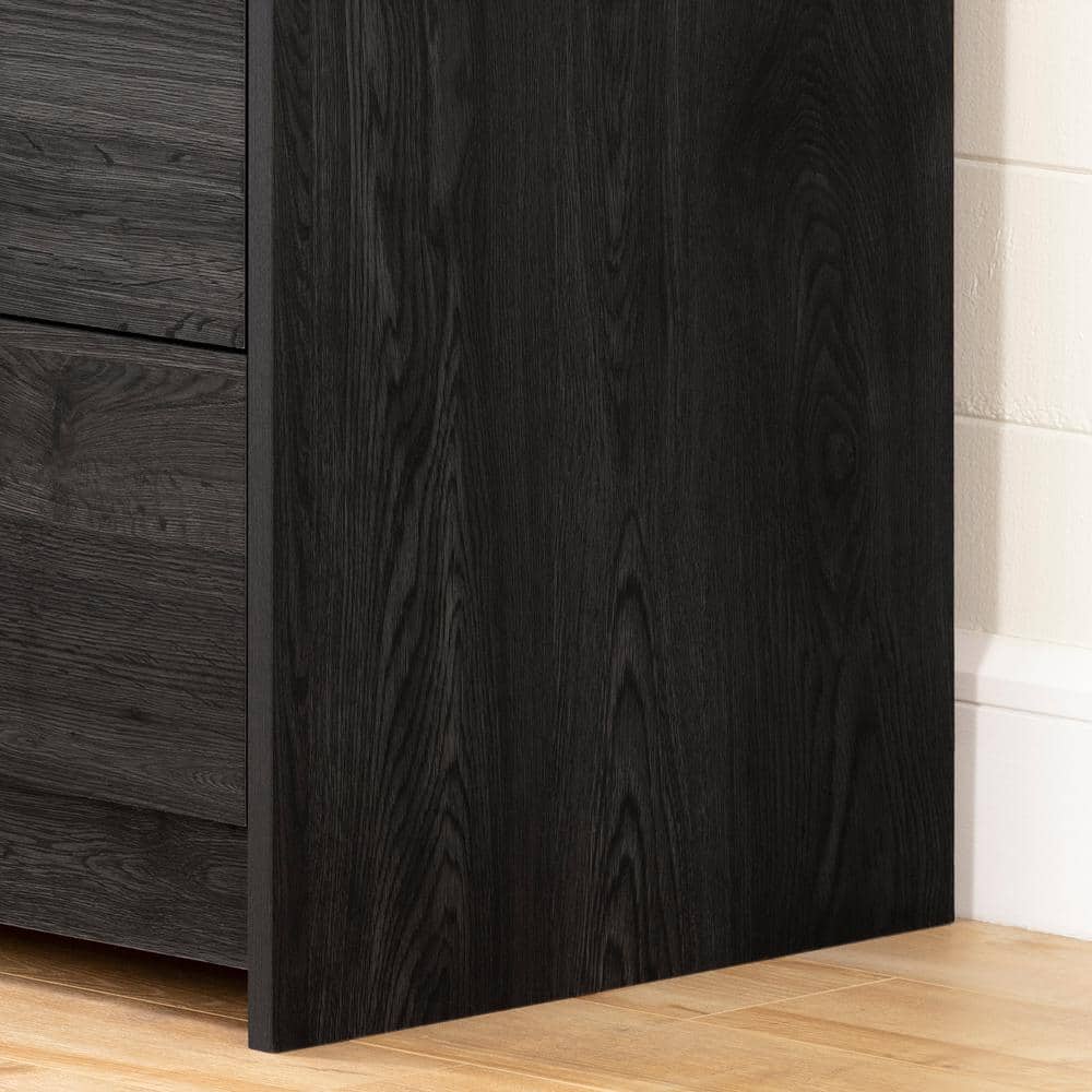Gray Oak Farmhouse 5-Drawer Vertical Chest