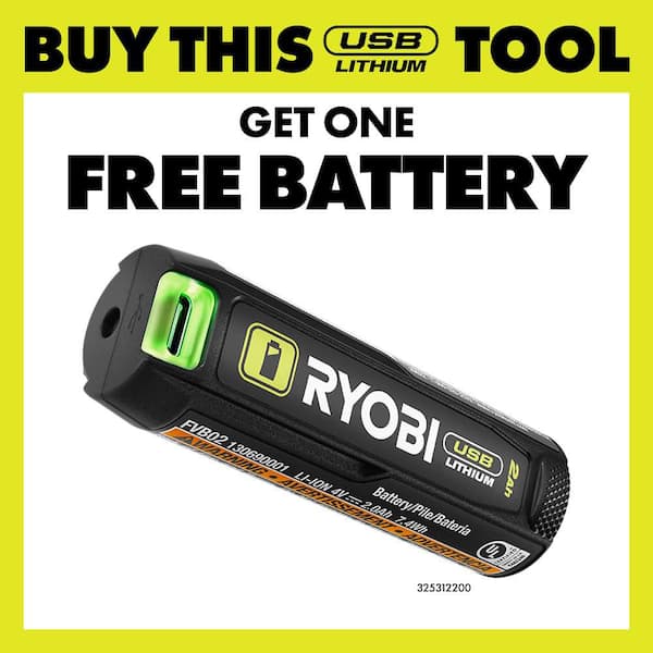 USB Lithium Desktop Vacuum Kit with 2.0 Ah Lithium-Ion Battery and Charging Cable