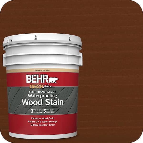 5 gal. #ST-117 Russet Semi-Transparent Waterproofing Exterior Wood Stain