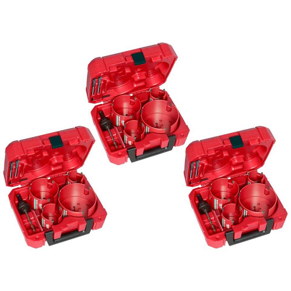 Milwaukee BIG HAWG Carbide Hole Saw Kit (24-Piece) 49-56-9285-49-56-9285-49-56-9285 Sansujyuku sansujyuku.com