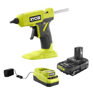 ONE+ 18V Cordless Glue Gun Kit with 2.0 Ah Battery and Charger