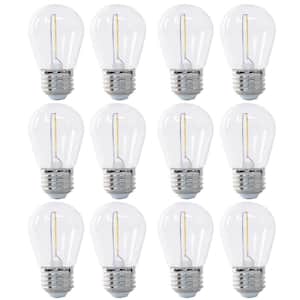 2 Feit Electric LED Spare Light Bulb S14 1W For Indoor Outdoor String Lights $ ❤ 