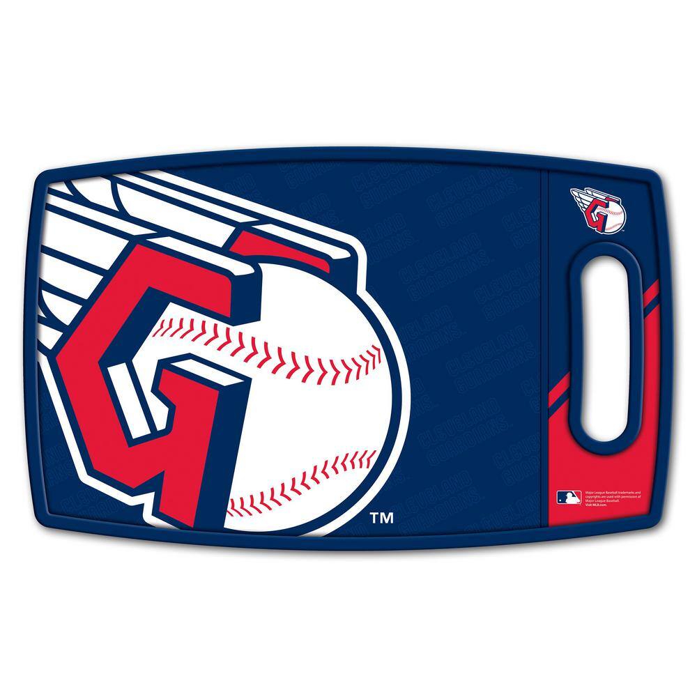 MLB Cleveland Guardians Logo Series Cutting Board 9in x 0.5in- Rectangle- Manufactured Wood and polypropylene price history on PriceWatchPro