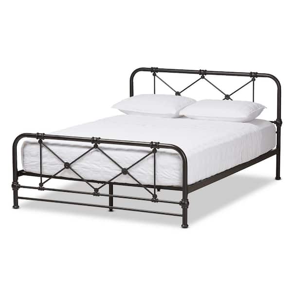 Beatrice Black Queen Platform Bed