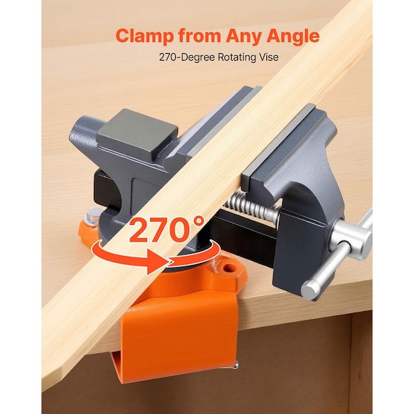 5 Swivel Base Bench Vise Clamp Heavy Duty Ragum Clamp Work Bench Table 5 Swivel Base Bench Vise Clamp Heavy Duty Ragum Clamp Work Bench Table