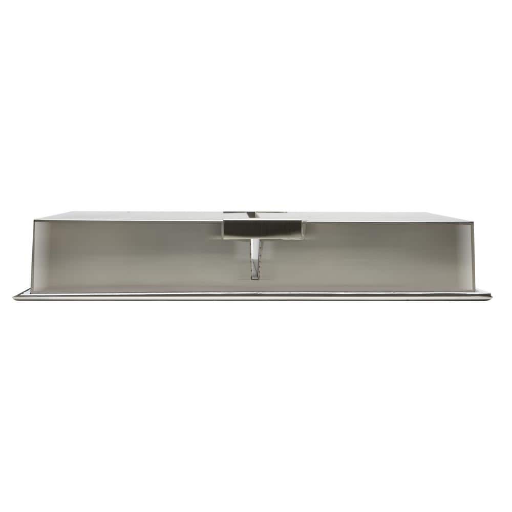 Brushed Stainless Steel Double Shelf Shower Niche