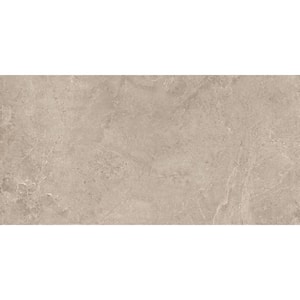 0.78 in. x 13 in. x 24 in. Soreno Taupe Matte Porcelain Pool Coping Eased Edge 4.34 sq. ft./Case