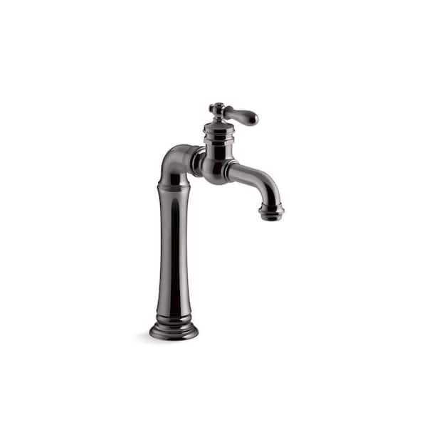 KOHLER Artifacts Single-Handle Bar Faucet in Vibrant Titanium