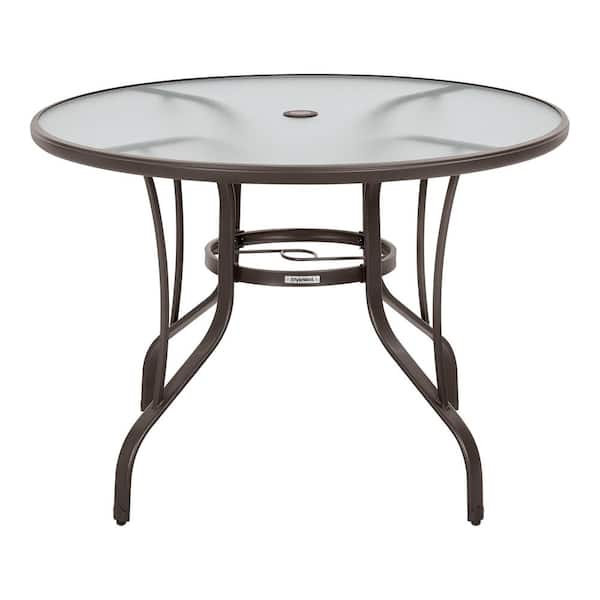 StyleWell Round 42 in. Dia. Outdoor Dining Table FTS61191 - The Home Depot