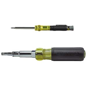 6-in-1 Multi-Nut Driver and 4-In-1 Electronics Pocket Screwdriver Tool Set