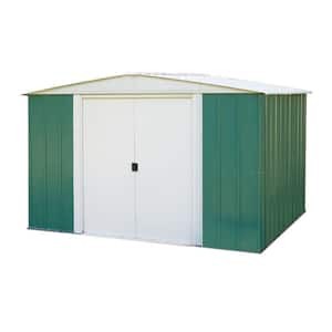 Green Meadow 10 ft. x 8 ft. Steel Shed