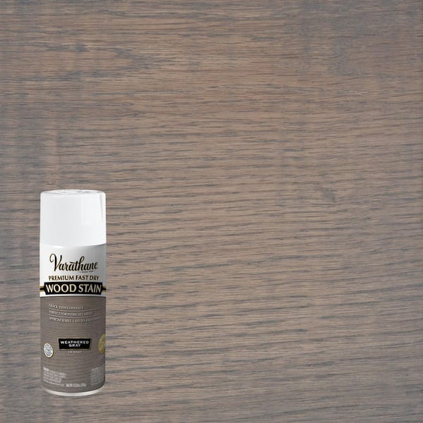 Varathane 10.25 Weathered Gray Interior Wood Stain Spray