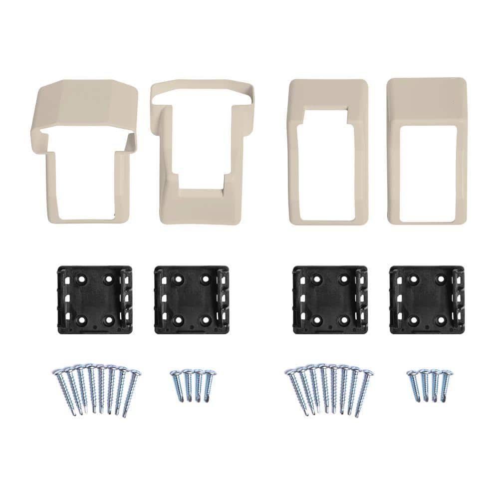 Vanderbuilt/Delray/Bellaire/Vilano Tan Stair Railing Bracket Kit (4-Piece) price history on PriceWatchPro