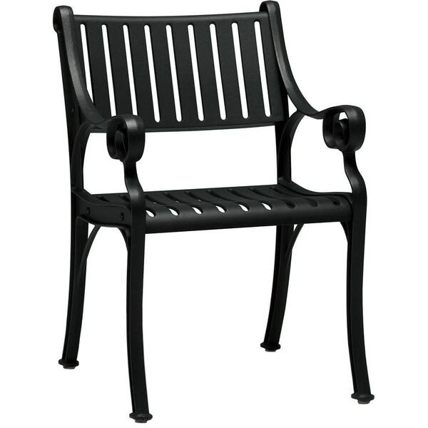 Tradewinds Terrace Textured Black Commercial Patio Chair