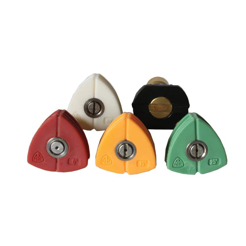 4,500 PSI Maximum 3.0 GPM Spray Nozzle Kit (5-Pack)