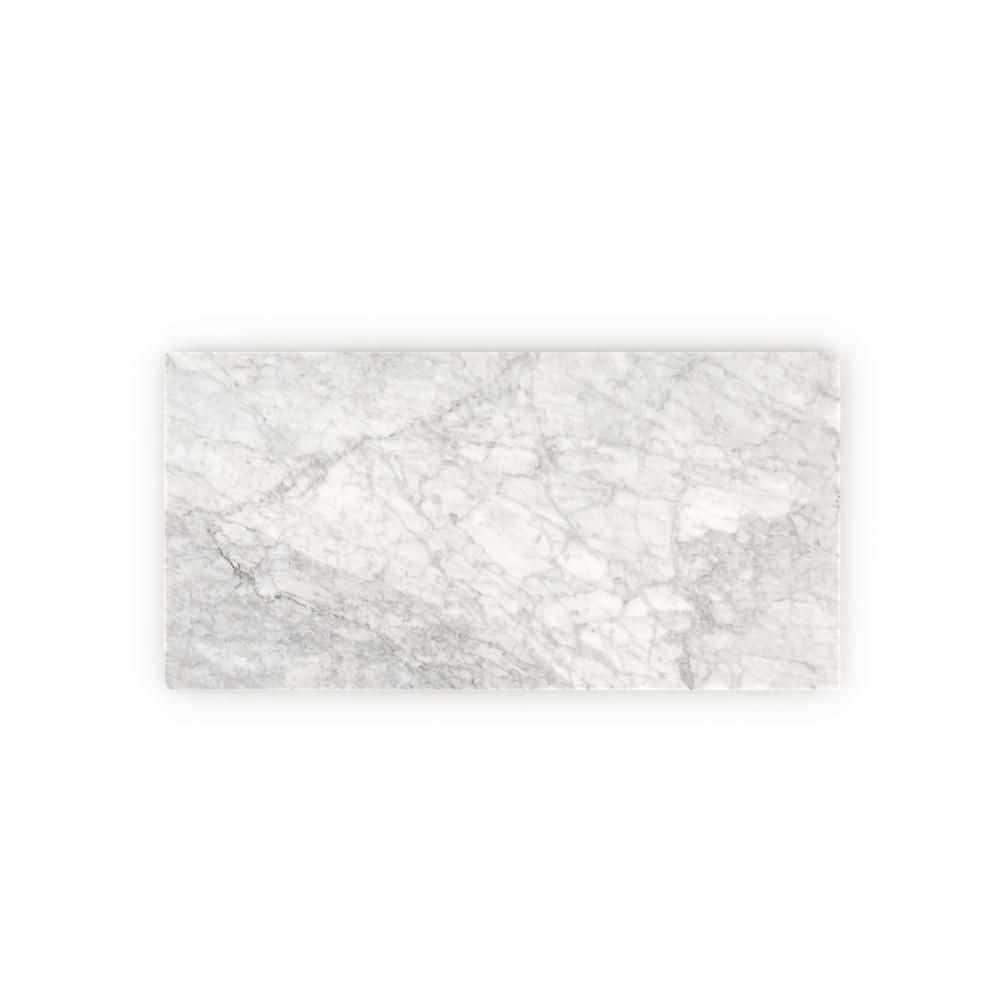Take Home Tile Sample - Venato White 3 in. x 6 in. Honed Subway Marble Wall and Floor Tile Sample price history on PriceWatchPro