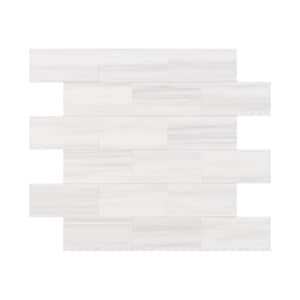 10-Pack 11.6 in. x 11.4 in. Peel and Stick Backsplash for Backsplash, Self-Adhesive PVC Wall Tile, Covered 9 sq. ft..