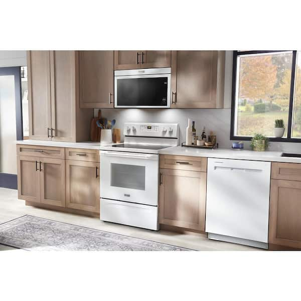 Maytag 30 in. 1.1 cu. ft. Over-the-Range Microwave with 10 Power Levels,  300 CFM & Sensor Cooking Controls - Fingerprint Resistant Stainless Steel