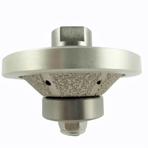 3/8 in. Bevel Diamond Hand Profiler/Router Bit for Grinder Granite, Marble, Concrete and Other Types of Stones