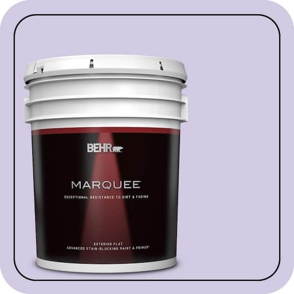 BEHR MARQUEE 5 gal. #650C-3 Light Mulberry Flat Exterior Paint & Primer