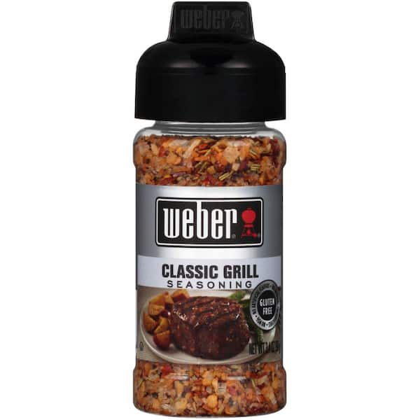 Weber Classic Grill Seasoning 3.4 oz. Herbs and Spices 1130148 - The Home  Depot