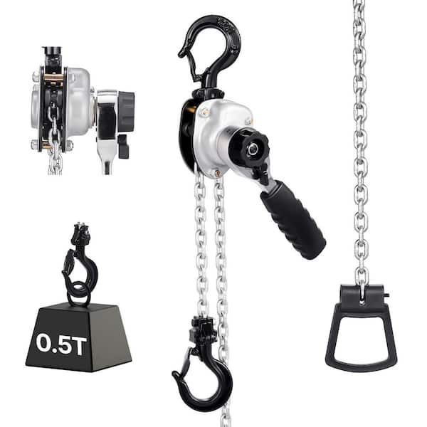 Chain Hoist 10FT Mini Hand Chain Block Hoist With 2 Heavy Duty Hooks - View #4