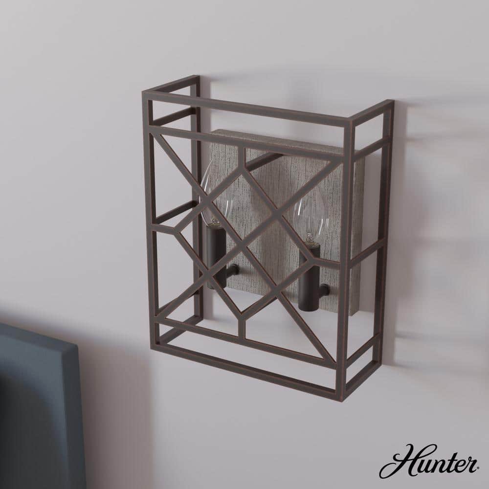 Langwood 2 Light Onyx Bengal Wall Sconce Bathroom Light price history on PriceWatchPro