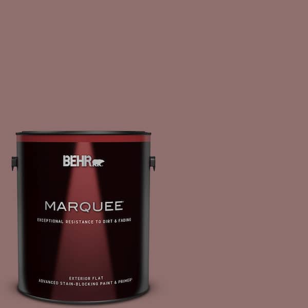 BEHR MARQUEE 1 gal. #MQ1-47 Touch of Class Flat Exterior Paint & Primer
