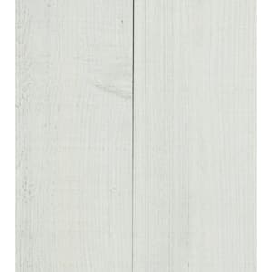 3/8 in. x 5-1/2 in. x 4 ft. Coastal Ivory Planking Weathered Barn Wood Boards (2 Boxes per Carton)