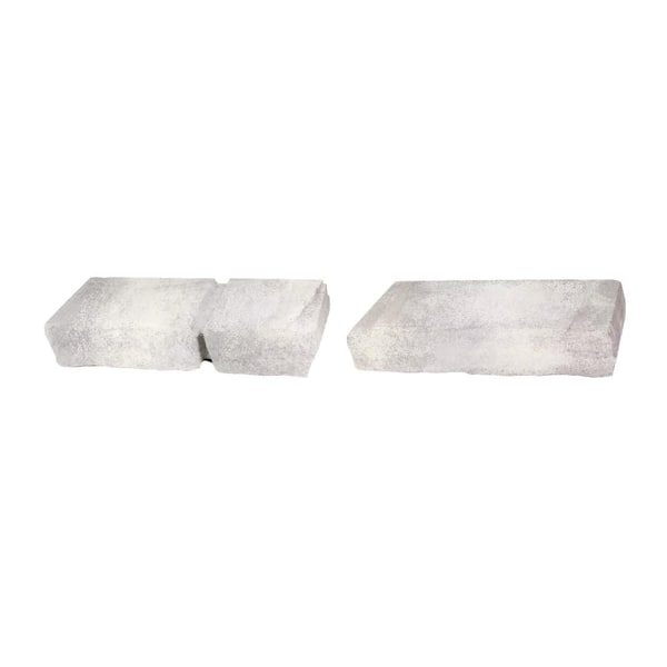 Pavestone Ladera 3 in. H x 16 in. W x 8 in. D Revere Blend Concrete Retaining Wall Block