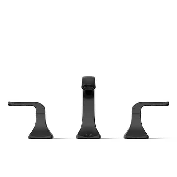 KOHLER Rubicon 8 in. Widespread 2-Handle Bathroom Faucet in Matte