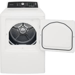 6.7 cu. ft. White Free Standing Electric Dryer