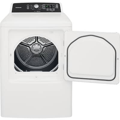 6.7 cu. ft. White Free Standing Gas Dryer