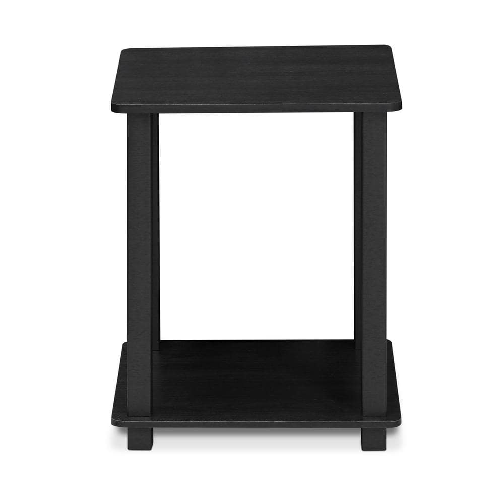 Americano Black Wood Square End Table Set