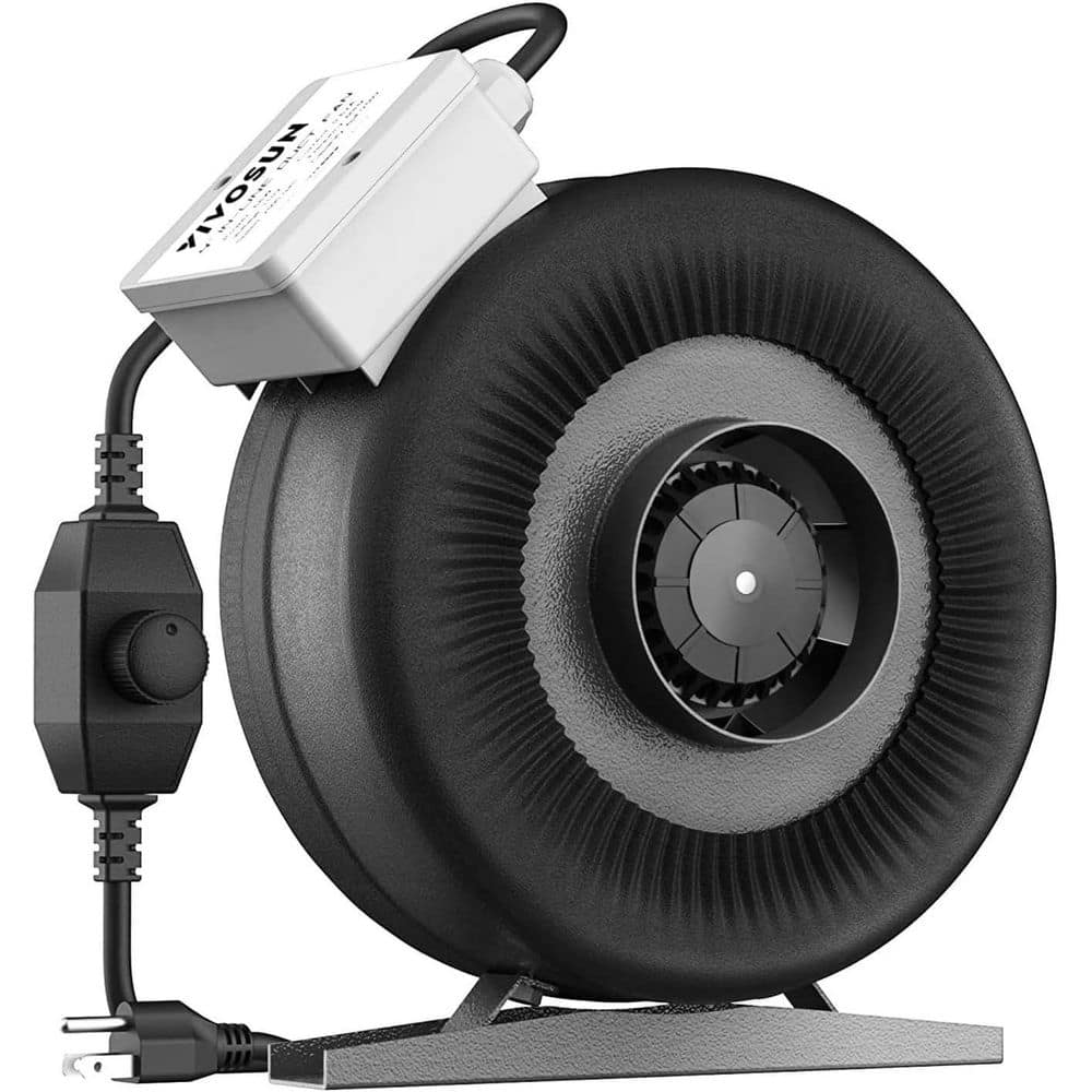 VIVOSUN Z4 4 in. 203 CFM Inline Duct Fan with Variable Speed
