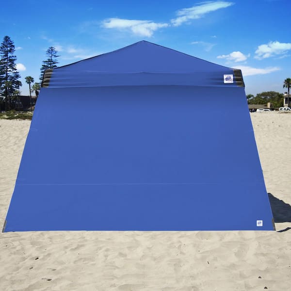 12 ft. Royal Blue Sidewall, Zipper-Free, Fits E-Z UP 12 ft. X 12 ft. Angle Leg Shelter (Not Included)
