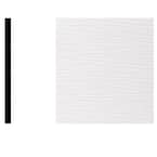 2709 5/16 in. x 5-13/16 in. x 8 ft. PVC Composite White Flat Utility Trim Moulding