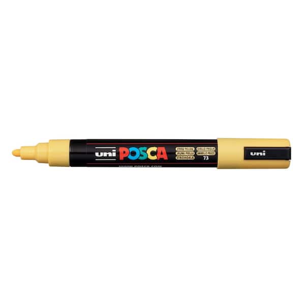 Uni : Posca Marker : PC-5M : Medium Bullet Tip : 1.8 - 2.5mm : Yellow
