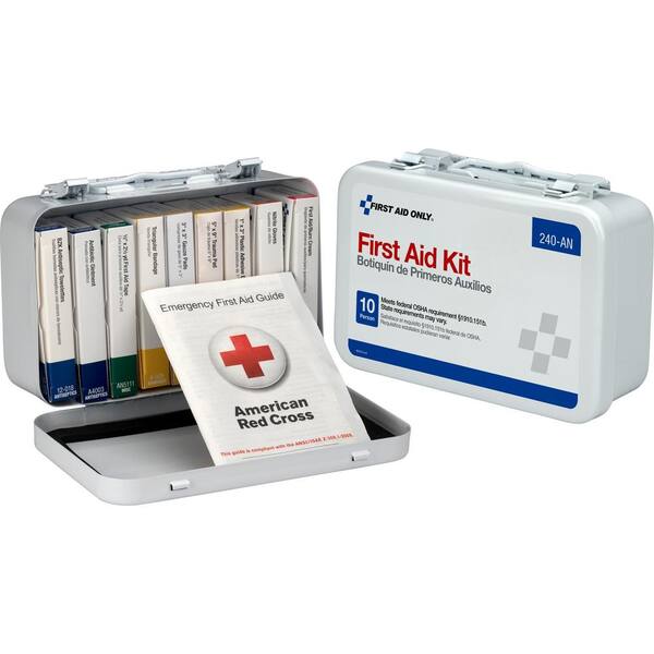 First Aid Only 10-Unit ANSI First Aid Kit (64-Piece)