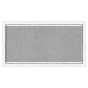 Morgan White Silver 26 in. x 14 in. Magnetic Board, Memo Board