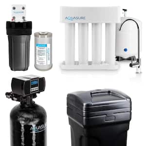 Whole House Filtration with 48,000 Grain Fine Mesh Water Softener, Reverse Osmosis System and Sediment-GAC Pre-Filter