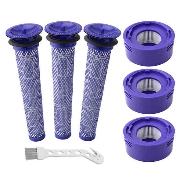 Vacuum Filter Replacement Kit Pre and Post Filter for V7 V8 Animal Absolute Cordless Vacuum High Efficiency 6-Pack