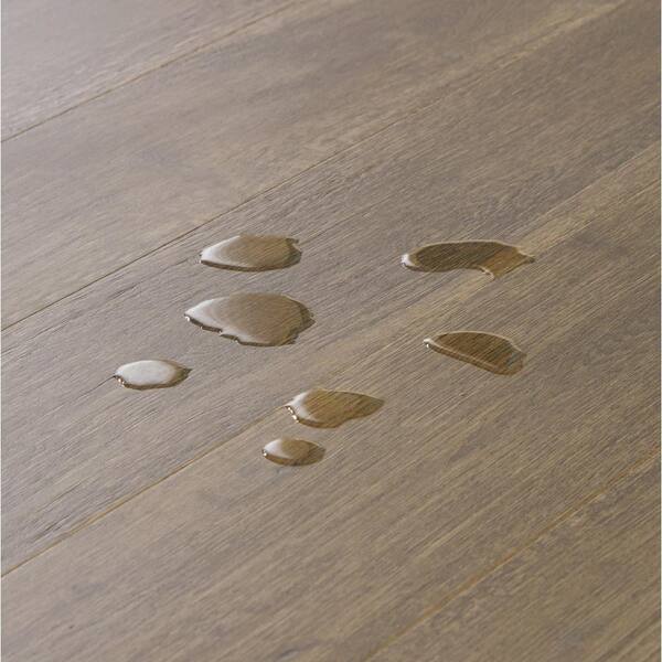 Lifeproof Seneca Lake Oak 2/7 in. T x 6.5 in. W Click Lock Wire Brushed Engineered Hardwood Flooring (19.5 sq.ft./case)