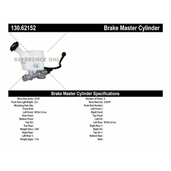Centric Parts Brake Master Cylinder 2008 Chevrolet HHR 2.2L 2.4L