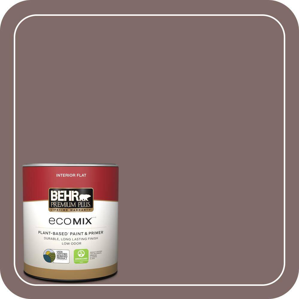 1 qt. #MQ1-41 Autumn Ashes Flat EcoMix Plant-Based Interior Paint & Primer price history on PriceWatchPro