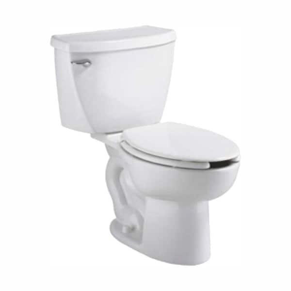American Standard Cadet Pressure-Assisted 2-piece 1.1 GPF Single Flush Elongated Toilet in White, Seat Not Included