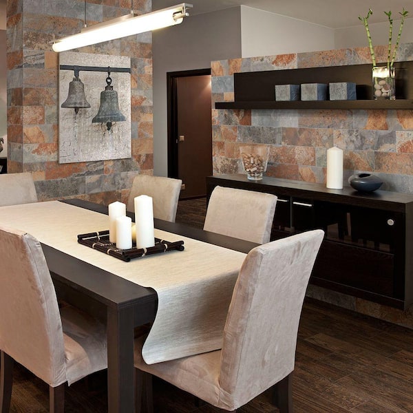 VitaElegante Ardesia 6 in. x 6 in. Porcelain Floor and Wall Tile Sample