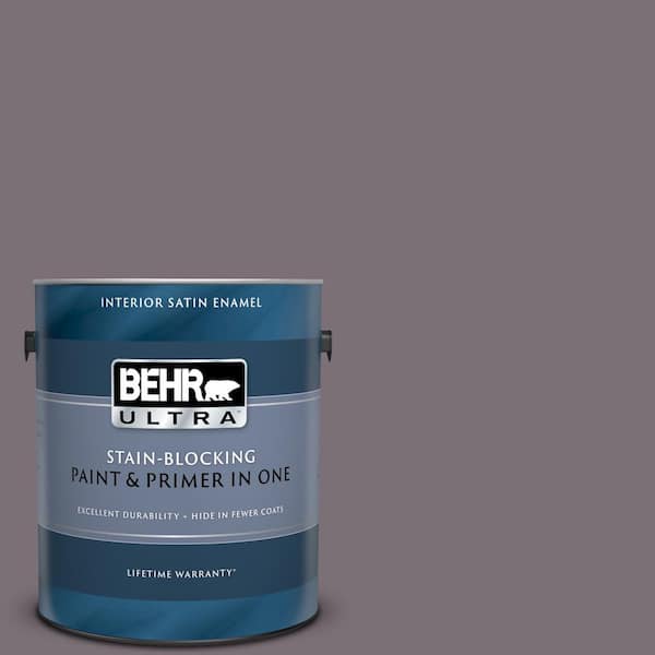 BEHR ULTRA 1 gal. #UL250-3 Echo Satin Enamel Interior Paint and Primer in One