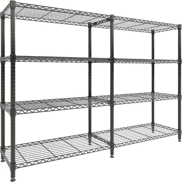59"x14"x60" Heavy Duty Shelving 1060 lbs Capacity, 4-Tier Garage Storage Shelves