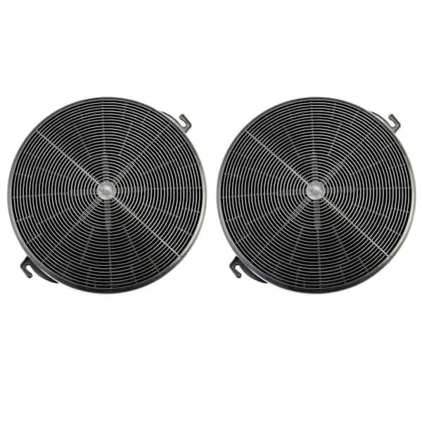 Vissani Island Range Hood Charcoal/Carbon Filters for Ductless Installation and Replacement (Set of 2-Piece)